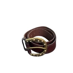 Fossil genuine leather belt in brown, size small